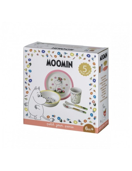 Coffret cadeau 5 pièces Moomin Rose