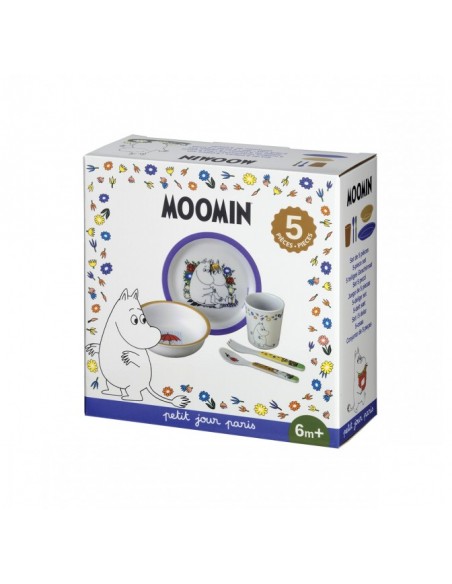 Coffret cadeau 5 pièces Moomin Bleu