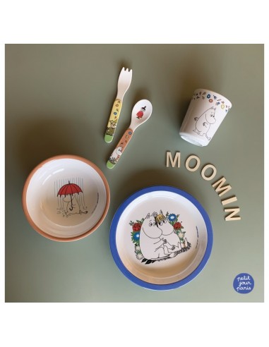 Coffret cadeau 5 pièces Moomin Bleu