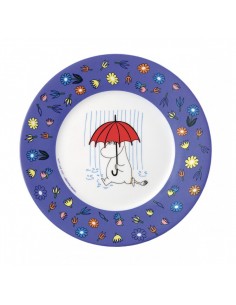 Assiette dessert Moonin Bleue Ø20 cm