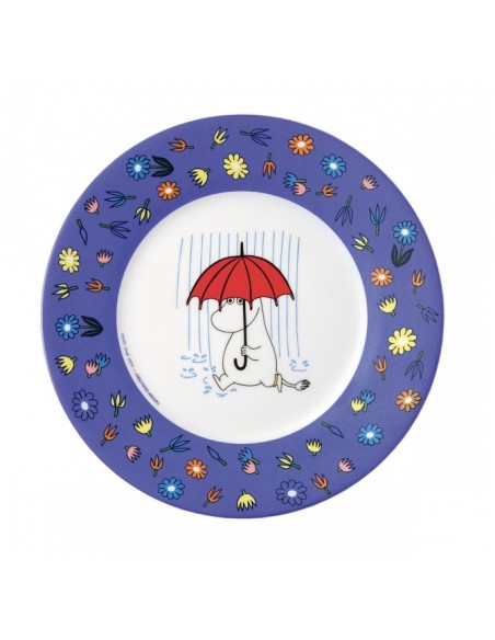 Assiette dessert Moonin Bleue Ø20 cm