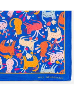 Foulard Funky Leo Bleu / Enfant 2