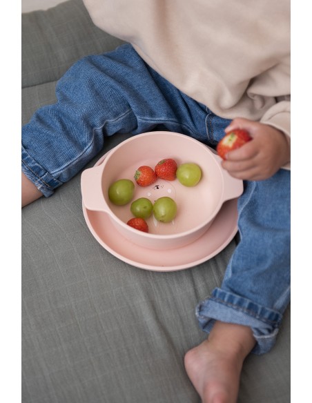 Bol à manger silicone - Mrs. Rabbit