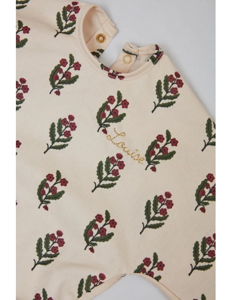 Bavoir à Manches - Bougainvillier