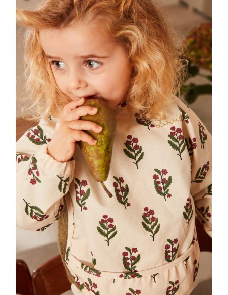 Bavoir à Manches - Bougainvillier