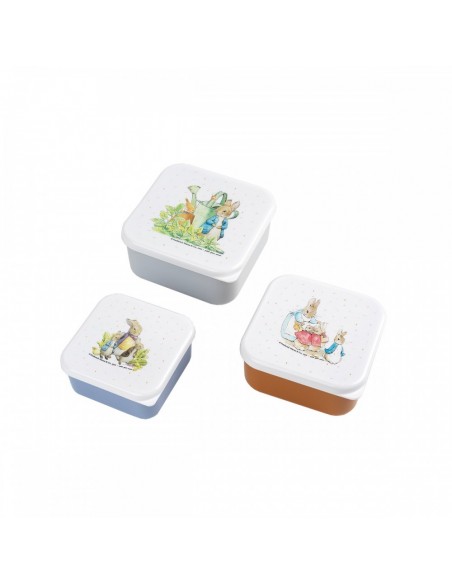 SET DE 3 LUNCH BOX PETER RABBIT