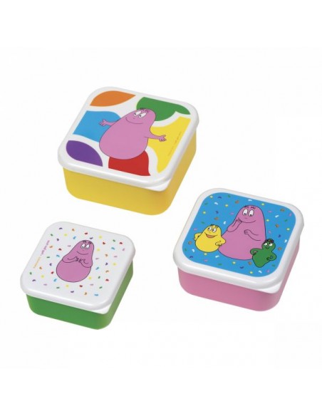 SET DE 3 LUNCH BOX BARBAPAPA