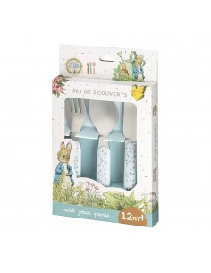 SET DE 3 COUVERTS PETER RABBIT