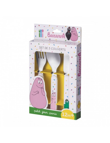 SET DE 3 COUVERTS BARBAPAPA