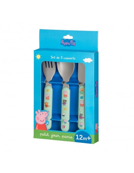 SET DE 3 COUVERTS PEPPAPIG