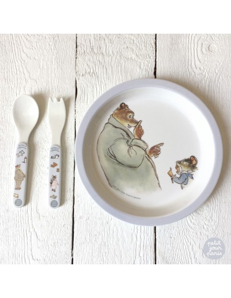SET DE 2 COUVERTS ERNEST ET CELESTINE