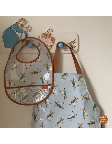 BAVOIR EN TOILE CIREE PETER RABBIT