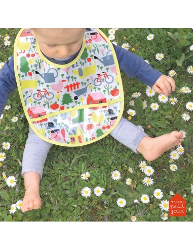 BAVOIR EN TOILE CIREE LA CAMPAGNE ALL OVER