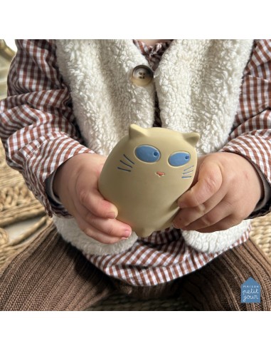 Jouet de bain en caoutchouc naturel - Chat