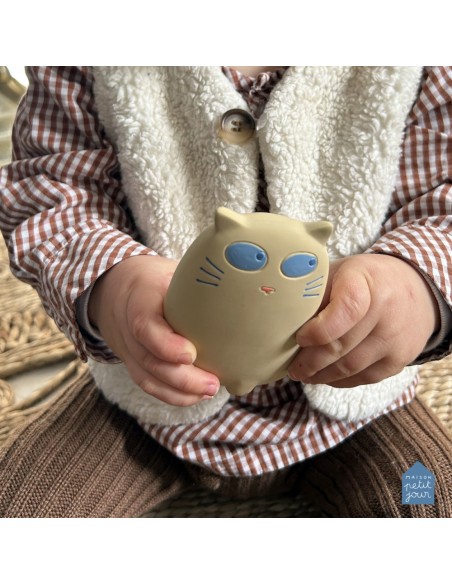 Jouet de bain en caoutchouc naturel - Chat
