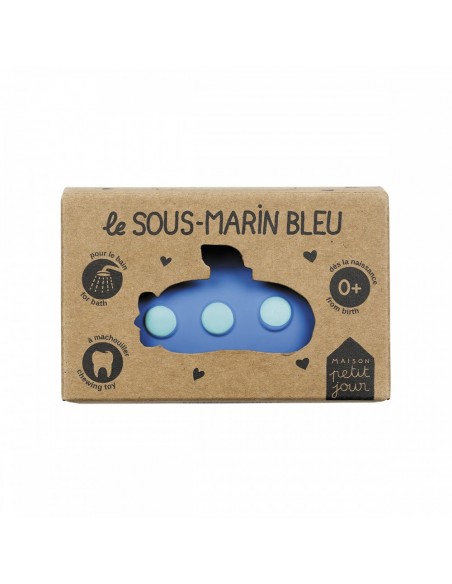 Jouet de bain en caoutchouc naturel - Sous Marin