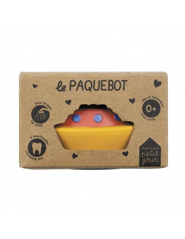 Jouet de bain en caoutchouc naturel - Paquebot