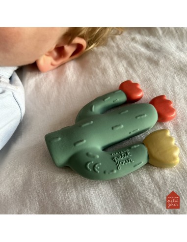 Jouet de bain en caoutchouc naturel - Cactus