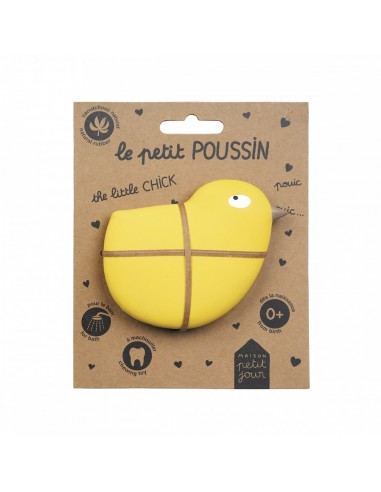 Jouet de bain en caoutchouc naturel - Poussin
