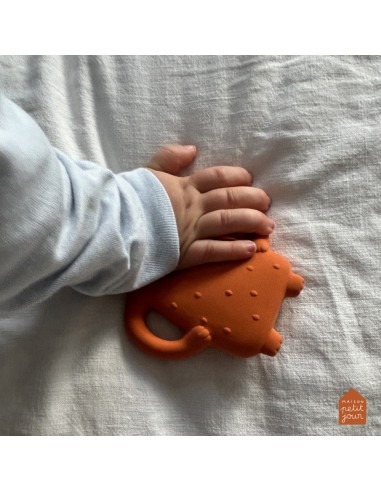 Anneau de dentition en caoutchouc naturel - Ours