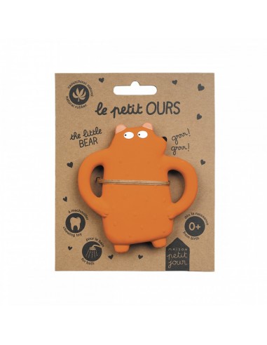 Anneau de dentition en caoutchouc naturel - Ours