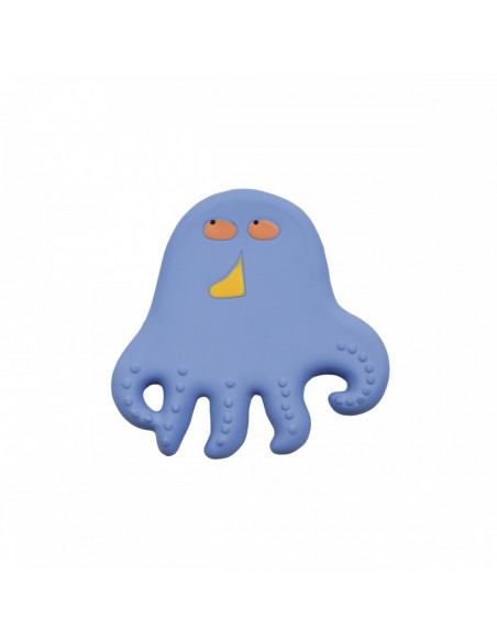 Anneau de dentition en caoutchouc naturel - Poulpe