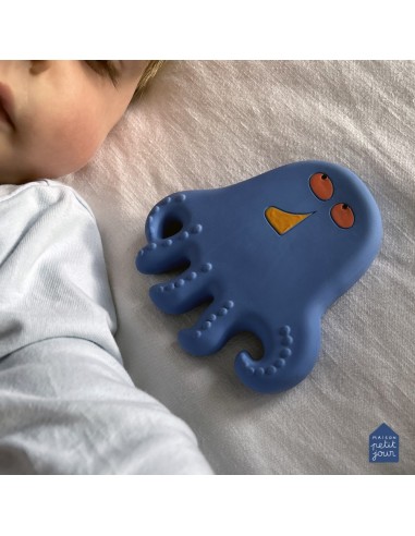 Anneau de dentition en caoutchouc naturel - Poulpe