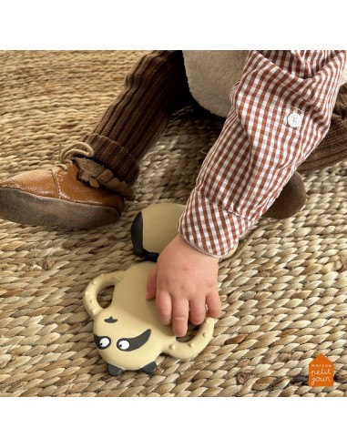 Anneau de dentition en caoutchouc naturel - Panda