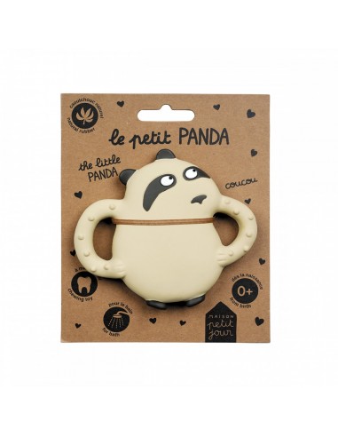 Anneau de dentition en caoutchouc naturel - Panda