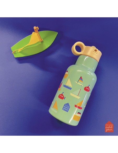 Mini Gourde Isotherme Les Bateaux