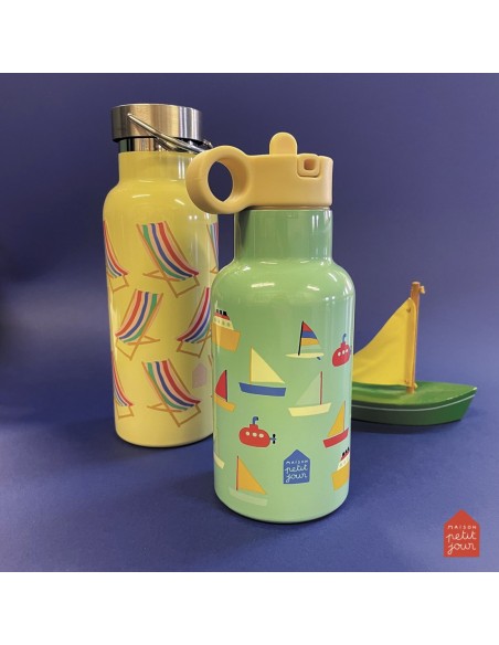 Mini Gourde Isotherme Les Bateaux