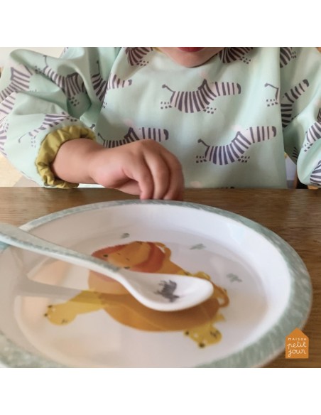 Bavoir à manches la savane