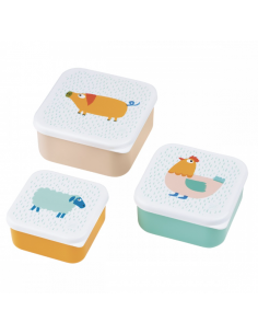 Set de 3 lunch box - La Ferme