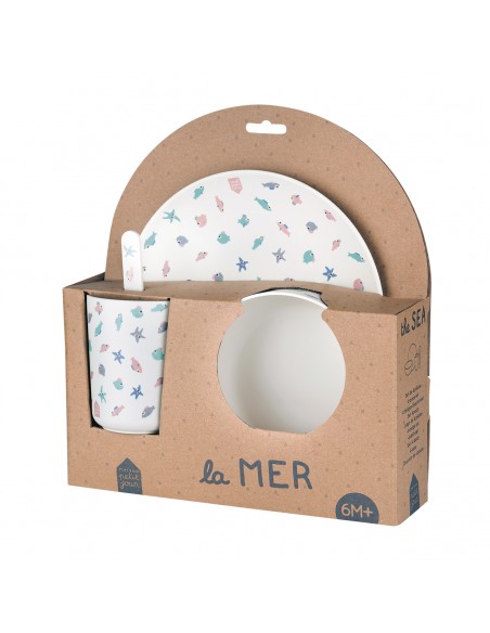 COFFRET 4 PIÈCES PLA - LA MER