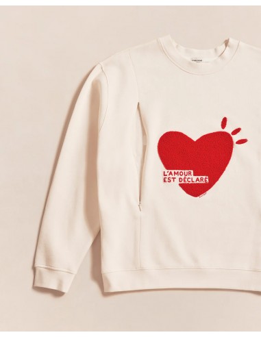 LE SWEAT D'ALLAITEMENT L'AMOUR EST DÉCLARÉ...