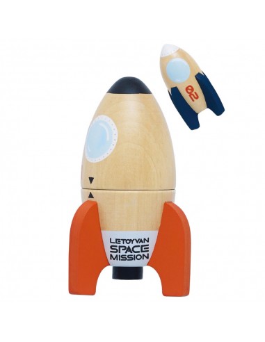 DUO DE FUSÉES DE L'ESPACE MAGNÉTIQUES