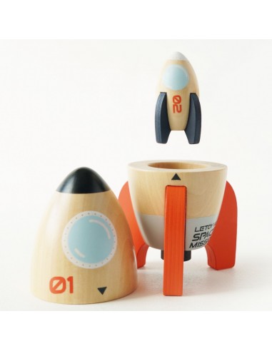 DUO DE FUSÉES DE L'ESPACE MAGNÉTIQUES