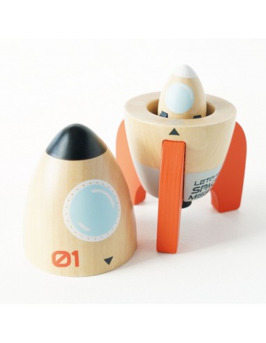 DUO DE FUSÉES DE L'ESPACE MAGNÉTIQUES