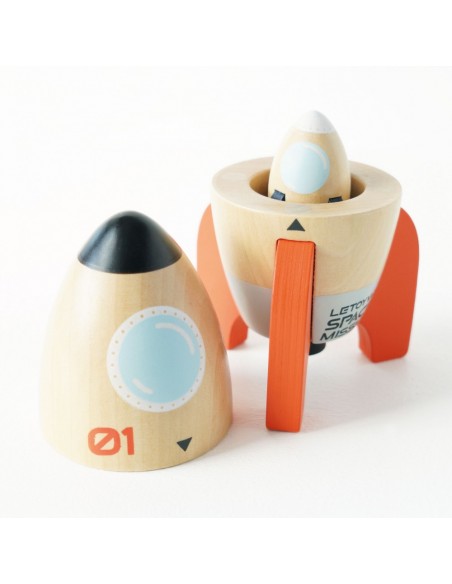 DUO DE FUSÉES DE L'ESPACE MAGNÉTIQUES