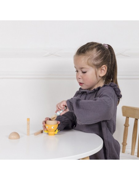 COQUETIER "PETIT POUSSIN" - 6 PIÈCES