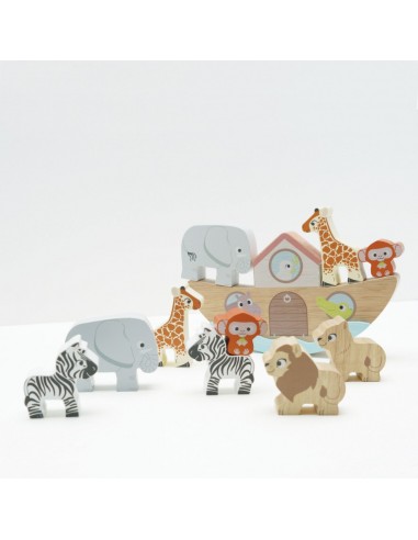 ARCHE DE NOÉ - JEU D'ÉQUILIBRE - 11 PIÈCES