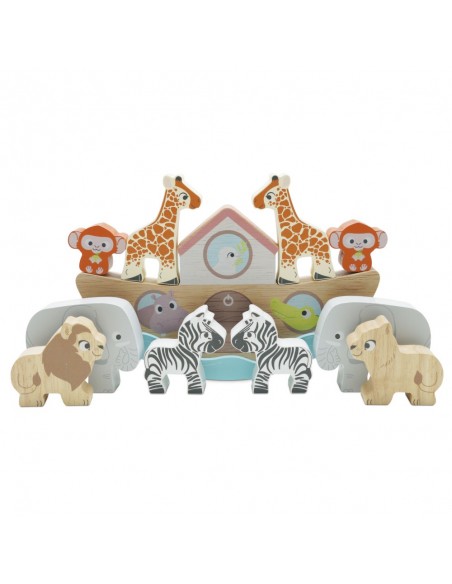 ARCHE DE NOÉ - JEU D'ÉQUILIBRE - 11 PIÈCES