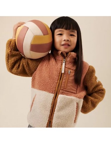 Ballon de volley rose