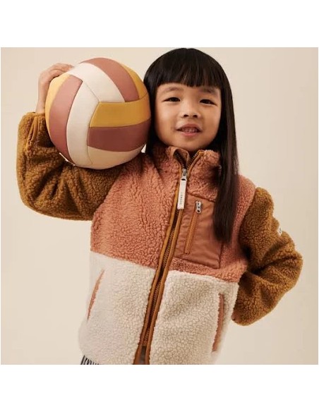 Ballon de volley rose