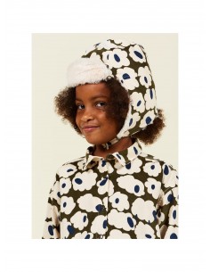 Chapka velours Mouton kaki 2