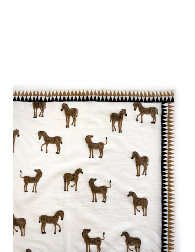 Big Foulard Latika "Zèbre" Coco