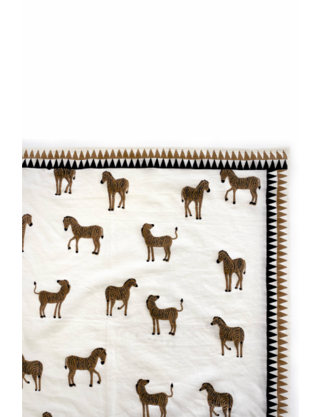 Big Foulard Latika "Zèbre" Coco