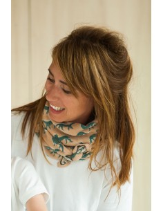 Big Foulard Latika "Bengale" Cappuccino 2
