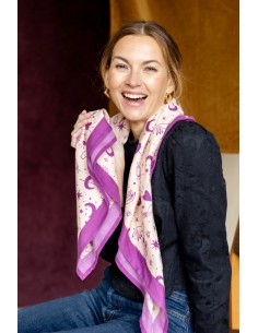 Big Foulard Latika "Karma" Macadamia 2