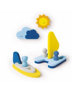 Puzzle de bain Mettre les voiles 2